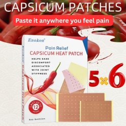 Set of 6 Upto 12-Hours Pain Relief Capsicum Heat Patch (30 Patches)
